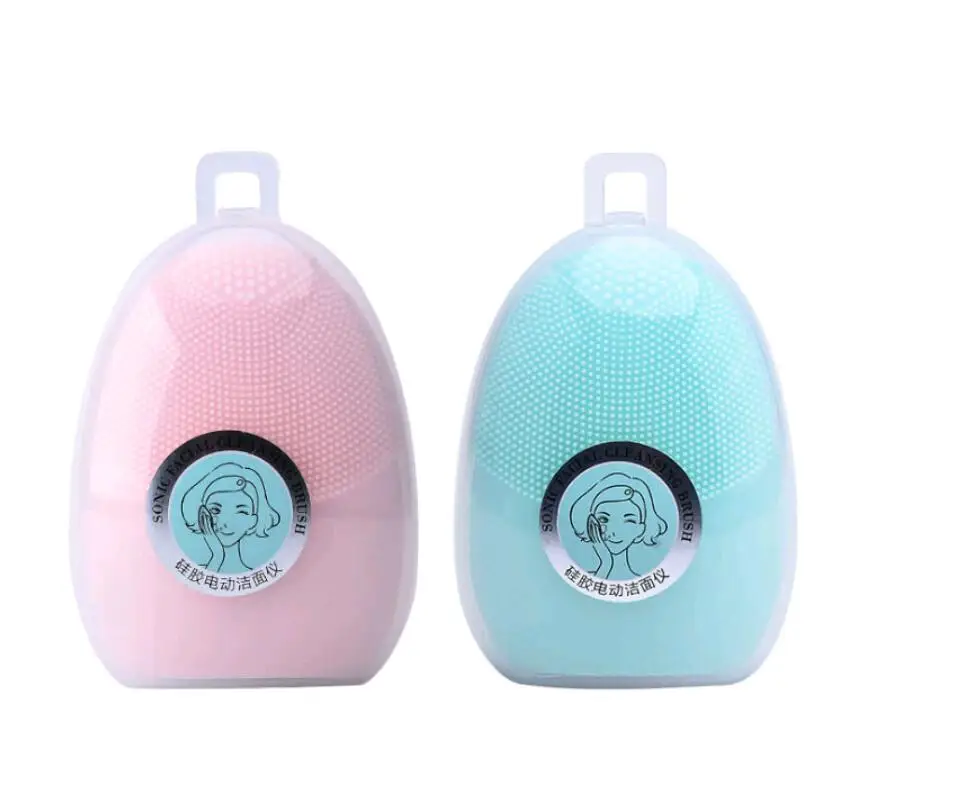 
Cleansing Face Brush Battery Powered Plastic Box Packaging Facial Washing Brush 