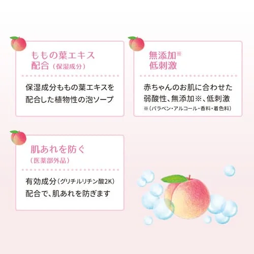 Low alkaline gentle body foam soap and body cream mixer from Japan