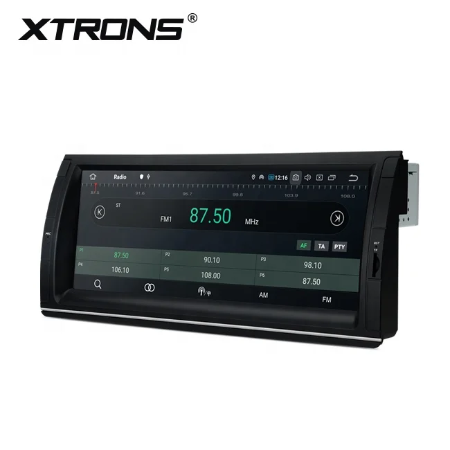 XTRONS 10.25 inch 64GB ROM 10.0 android car radio 1 din for BMW X5 E53 support 4K video play