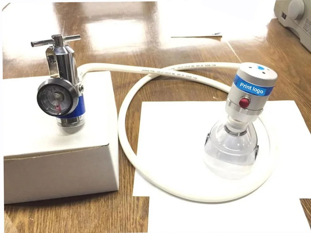 Medical Oxygen demand Valve Resuscitator and Pin index oxygen regulator system for oxygen therapy