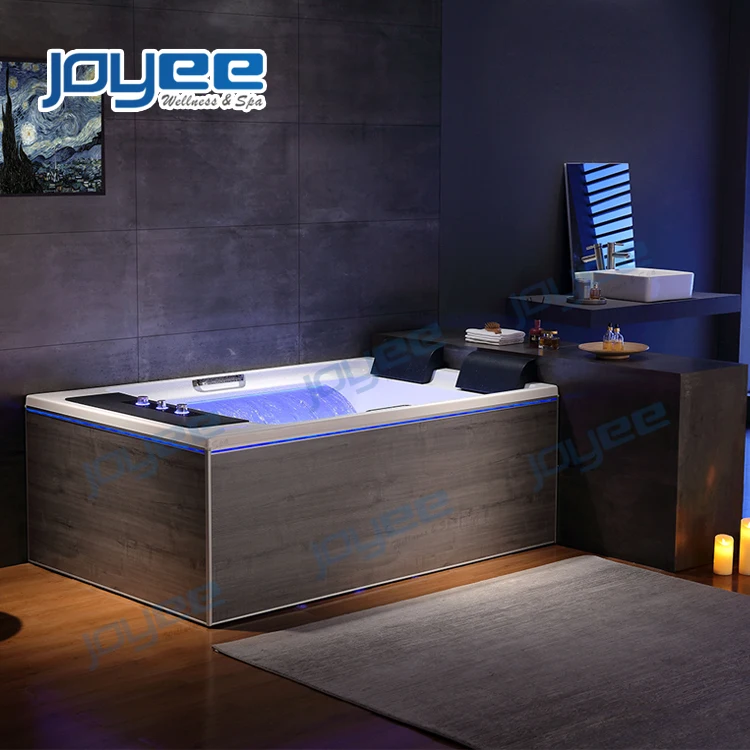 JOYEE 2 Wall Alcove Indoor Deep Soak Ofuro Freestanding Massage whirlpool Japanese Baths Tub