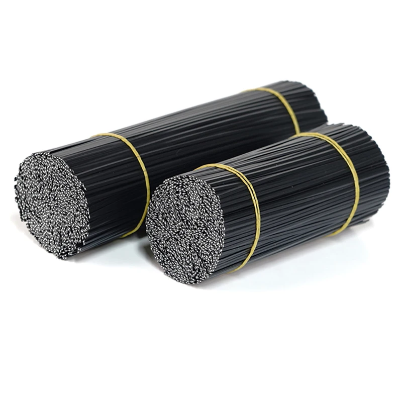 Factory custom high quality green plastic pe PVC coated tie binding gi iron  wire 4mm coil galvanized wire pvc coated