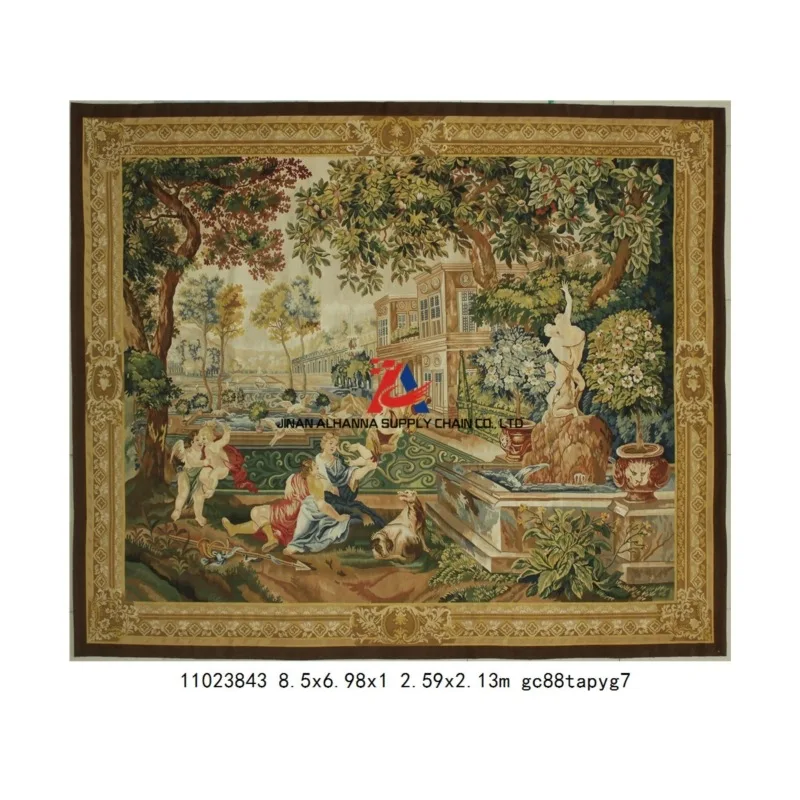 Новый дизайн французский обюссонский винтажный античный гобелен 18th C. Стильные Плетеные настенные подвески для оптовой продажи