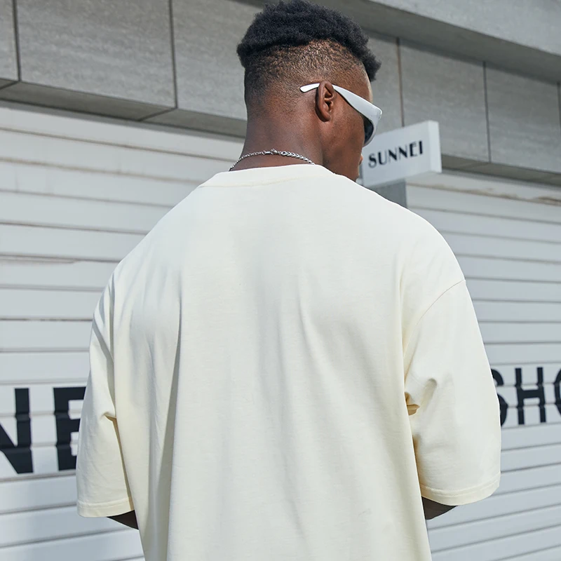 high quality heavy cotton oversized mens tshirts custom brands logo printed graphic t shirts for men