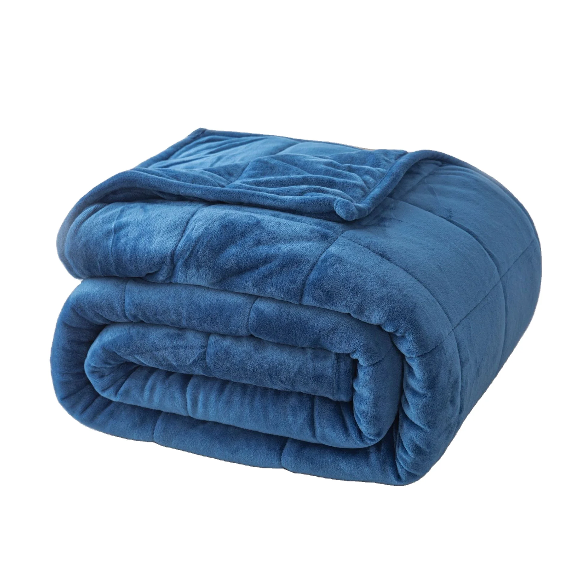 Оптовая продажа вязаное утяжеленное одеяло из органического хлопка 6 фунтов детское для детей