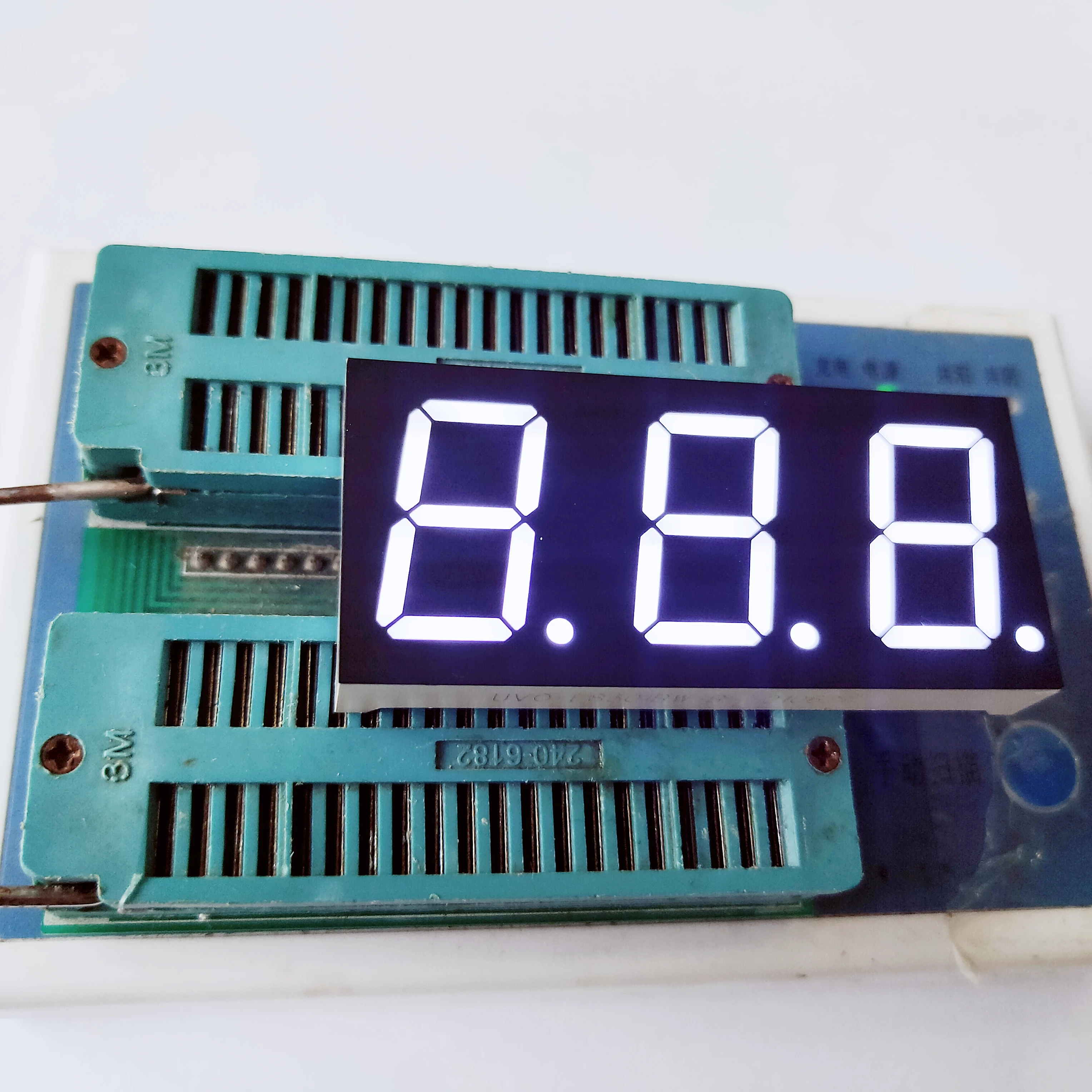 Hot sale custom LED digital tube  0.8 inch 2 3 digit 7 segment nixie tube