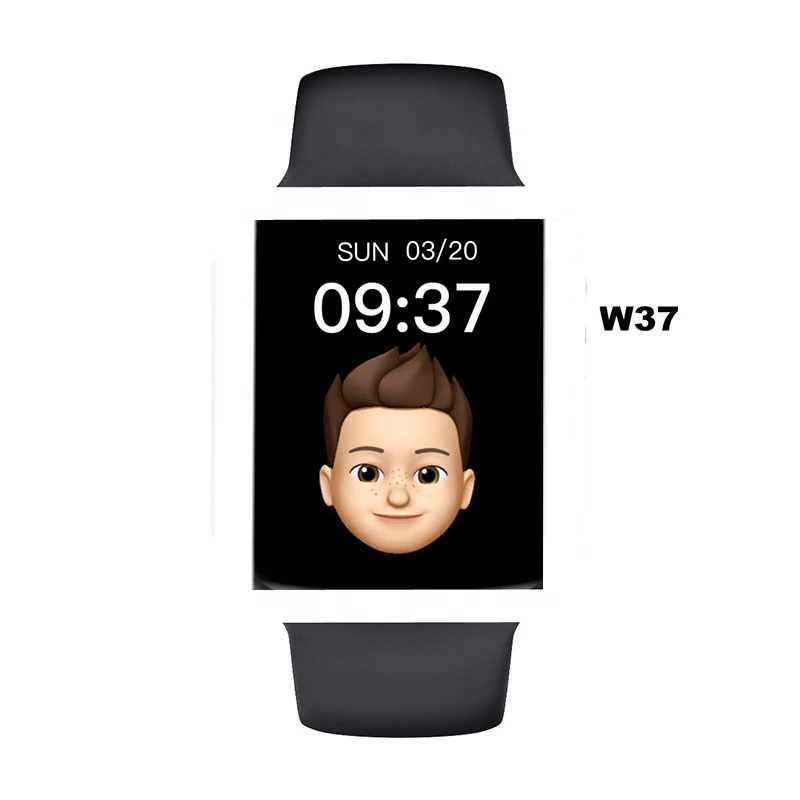 2021New w37 series 7 smartwatch women music heart rate answer phone fitness tracker outdoor for i wo ios android watch W37pro