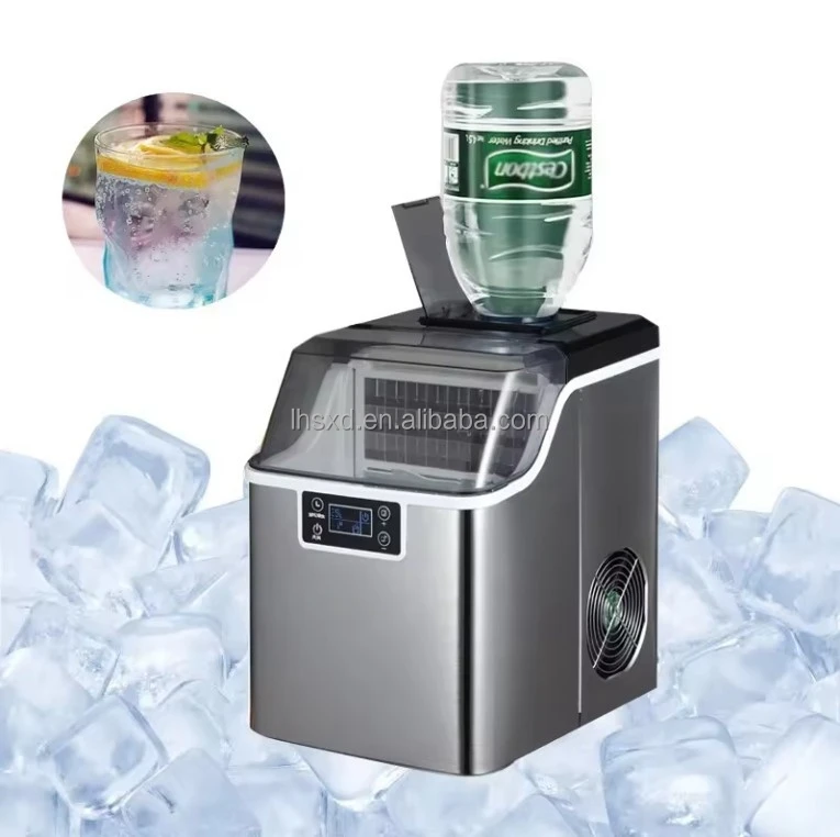 Fully automatic small commercial ice maker/Commercial small milk tea ice maker