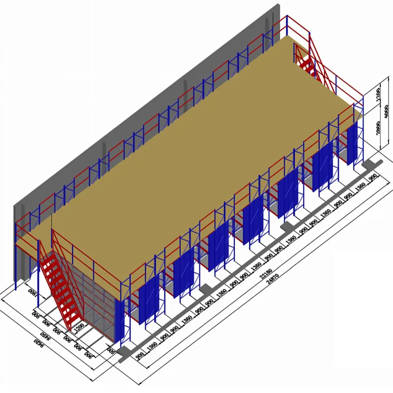 Pallet Palletrtificated Rack Mezzanine Systemplatform Mezzanine Steel Structure Floor Drawing Cad
