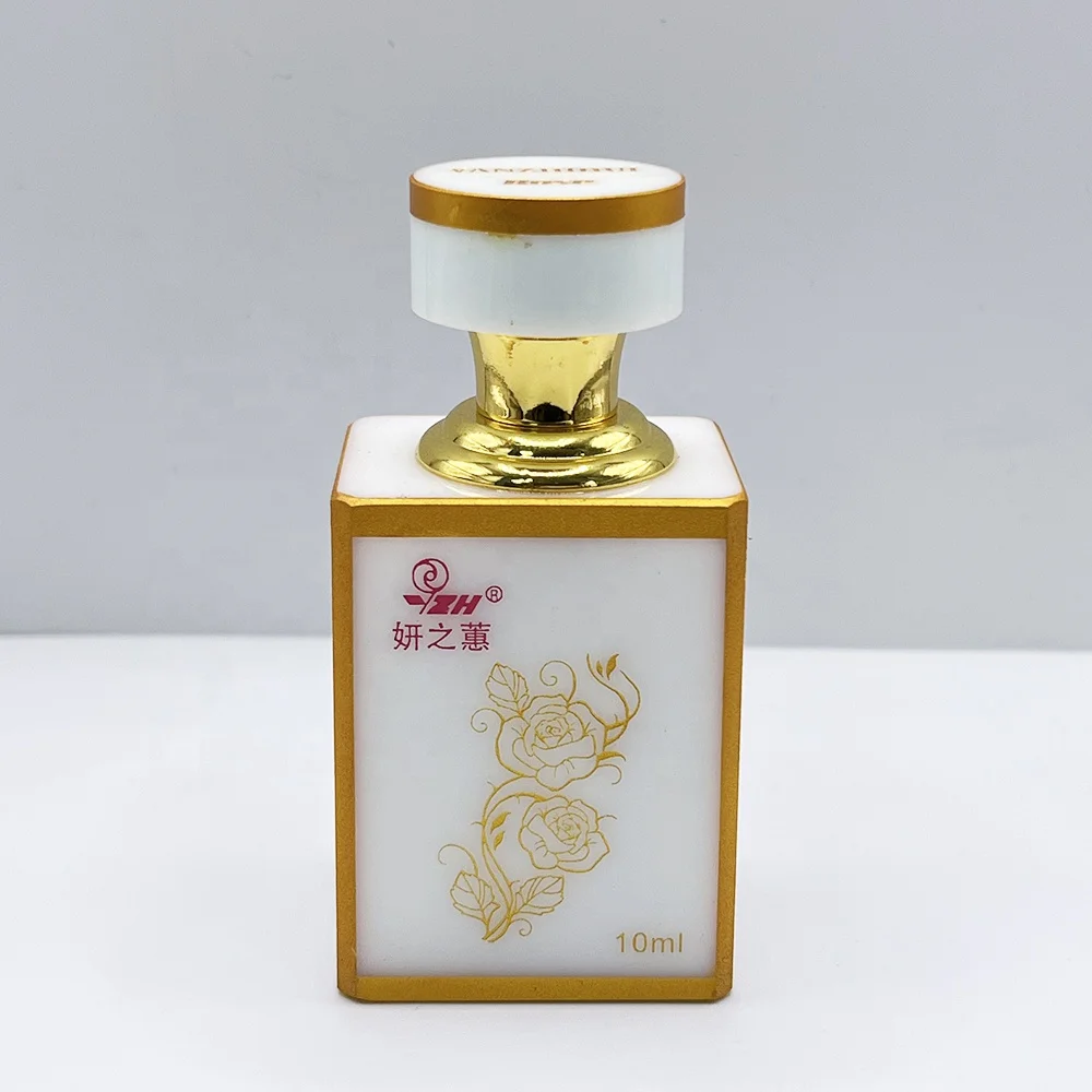 Элегантные белые хрустальные флаконы для духов Oud с золотой печатью
