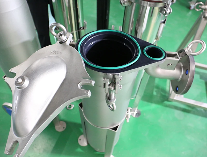 Mill supply Front 304 stainless steel precision security filter industrial underground well water tap water pipe bag filter