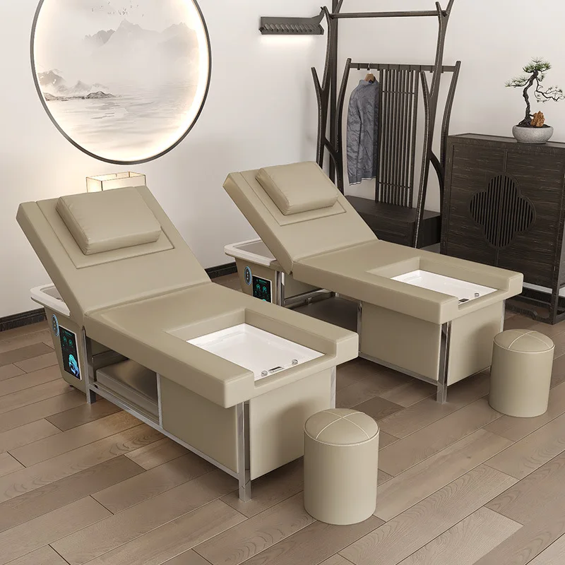 Hair salon beauty salon Barber shop Free sample hot sale furniture Hair washing Shampoo chair Shampoo bed