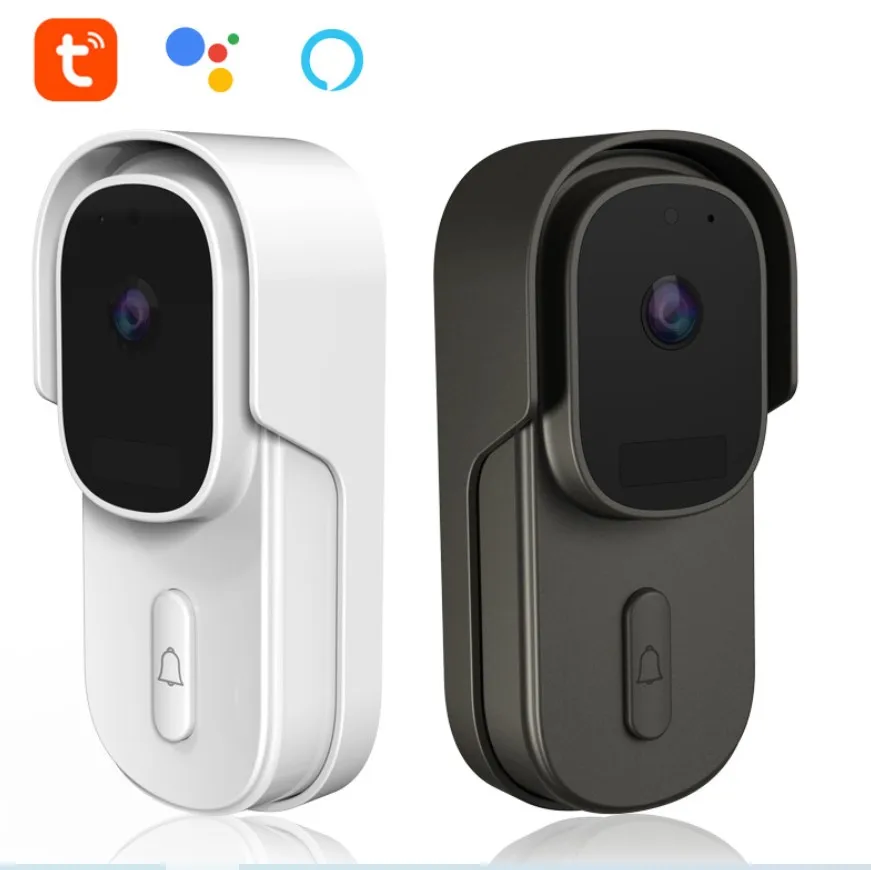 Ring You Anytime When Visitor Comes 1080P Smart Tuya WiFi Video Doorbell Camera with 170 Wide Angle Lens and PIR Motion Alarm