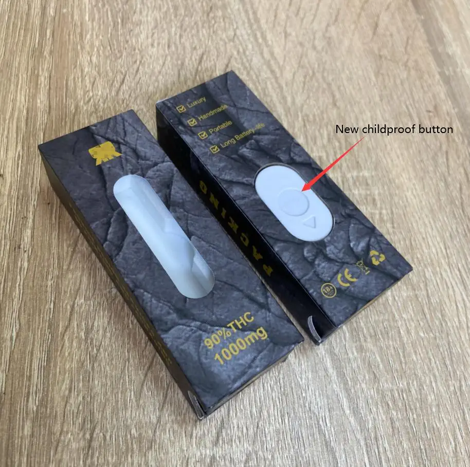 Free sample custom childproof vape cartridge packaging plastic tube box for 510 CBD battery syringe