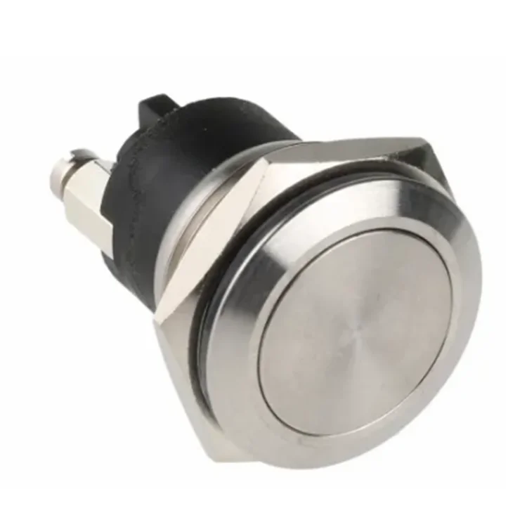 Highly wear-resistant stainless steel silver loss-proof push button switch MP0037 switch element