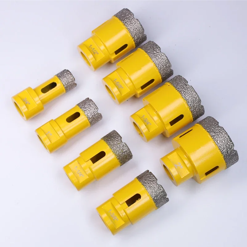M14 Diamond Concrete Drill Bit Set Diamond Hole Cutter Vacuum Brazed Dry Diamond Core Drill Bits Set