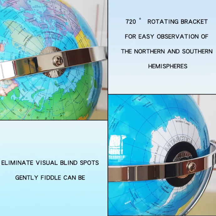 Hot Sale High Quality All Direction 720 Rotating Globe With Led Light