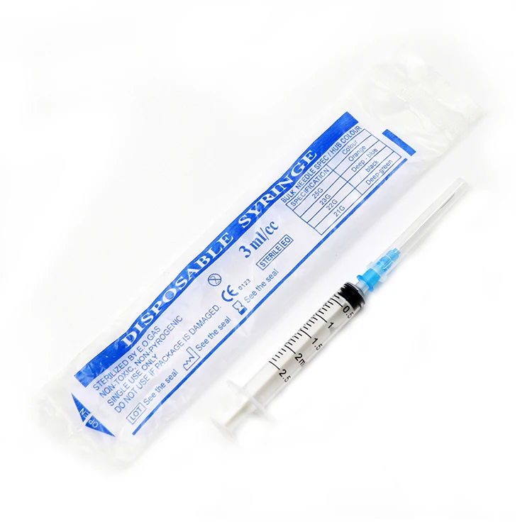 Wholesale Medical Plastic Disposable 3parts Luer Slip Tip Syringes