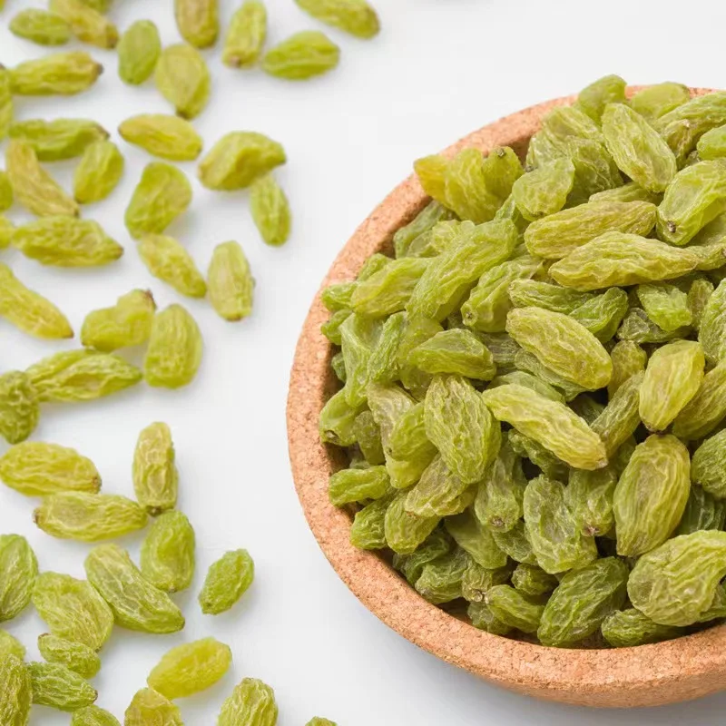 Natural Green Dry Fruit Cost-effective Preserved Raisins Seedless Sweet Green Raisins