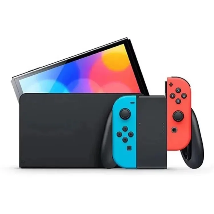 Best Price Original New Nintendos Switch (OLED model) with White red and blue Joystick Console With Full Warranty