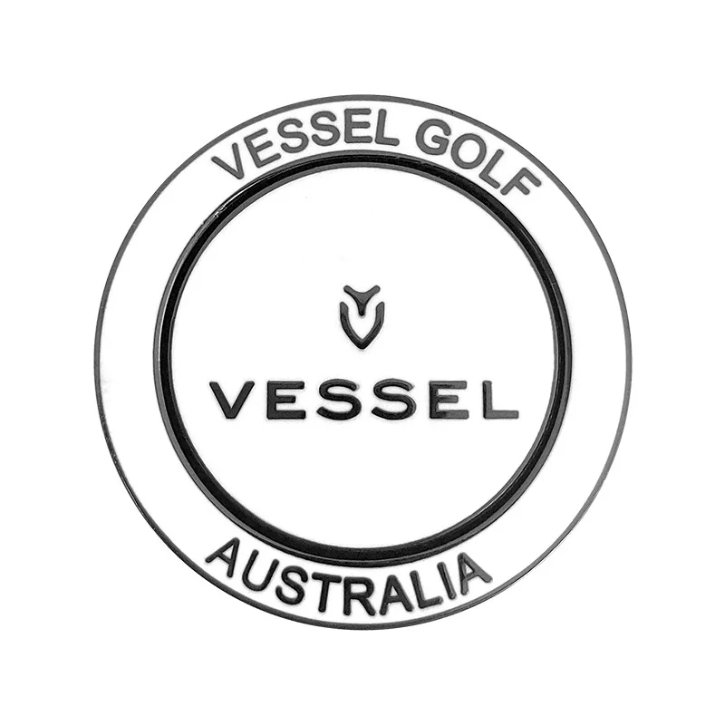 Top sell  custom logo golf ball marker and shoe clip golf ball marker enamel golf ball marker