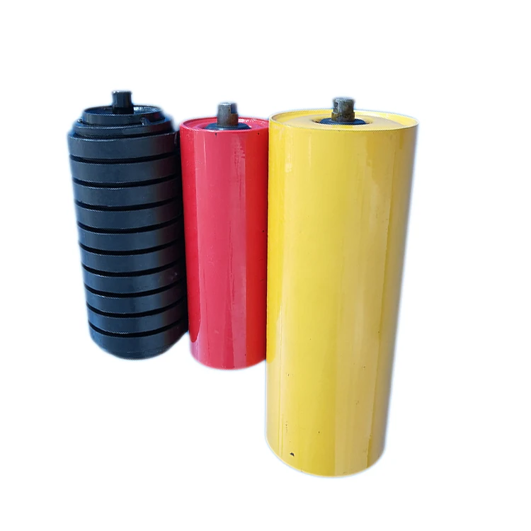 Heavy Duty Belt Conveyor Steel Idler Roller For Belt Conveyor System