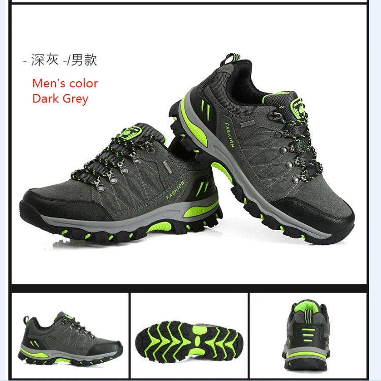 Multicolor optional for couple climbing running hiking shoes for men outdoor