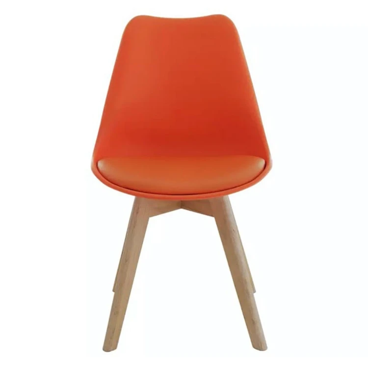Very Popular Chair Dining Room Furniture Design Dining Chair Plastic With Beech Wood Legs