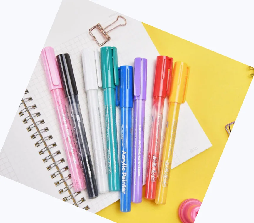 New Style 8 Pack  Jumbo Reversible Tip Erasable  Liquid Chalk Marker