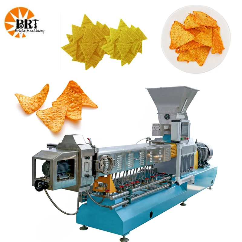 fried snack extruder machine tortilla chip manufacturing machines cost effective tortilla chips making nachos production line