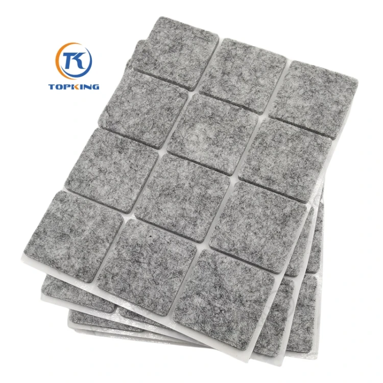 Manufacturers supply self-adhesive backing felt pads furniture tables and chairs feet non-woven feet anti-slip Furniture feet