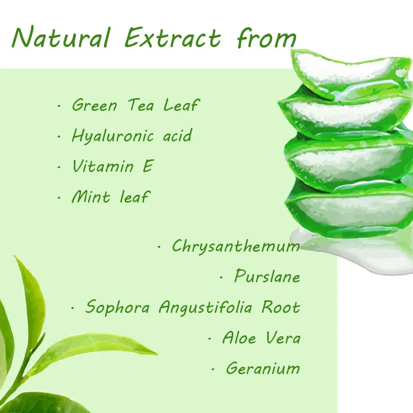 UPDATED formula Natural Green Tea Hyaluronic Acid Aloe Vera Mud stick Refreshing Plant Extract Deep Cleanse Face Clay Masking