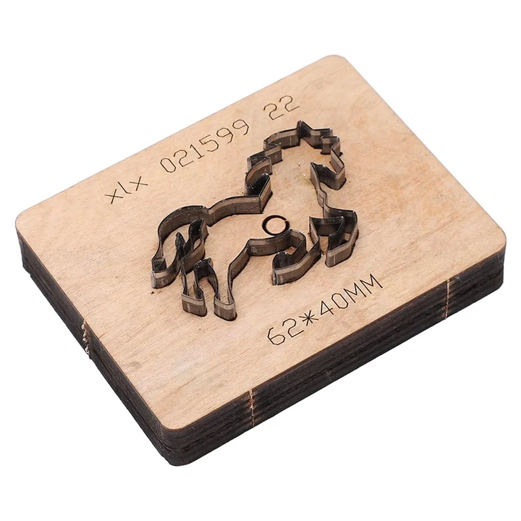 wood leather die cutting dies mould presses for leather horse shape punch cutter craft mould tool diy leathercraft