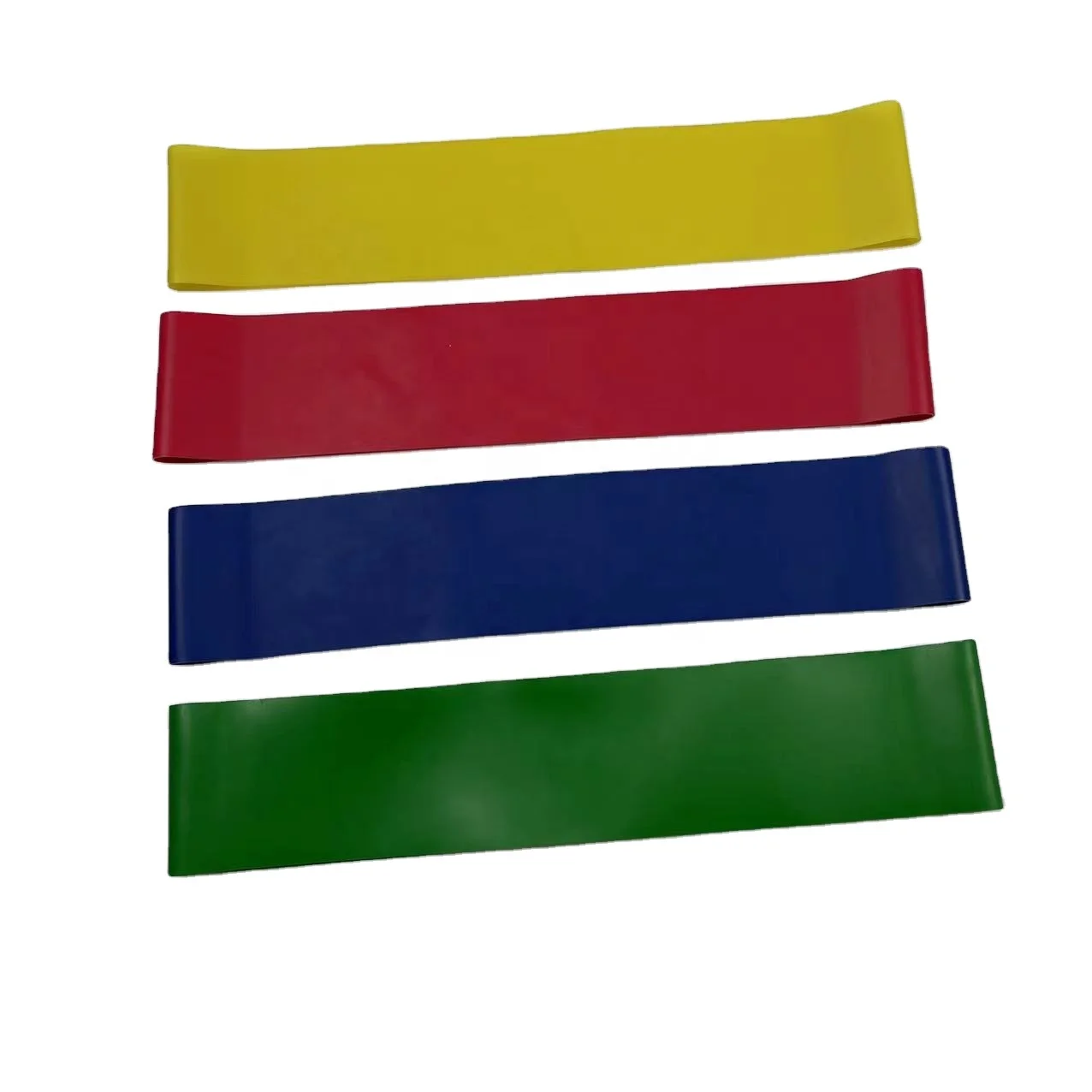 Custom Latex Yoga TPE Resistance Band Set Latex Stretch Exercise Roll Band