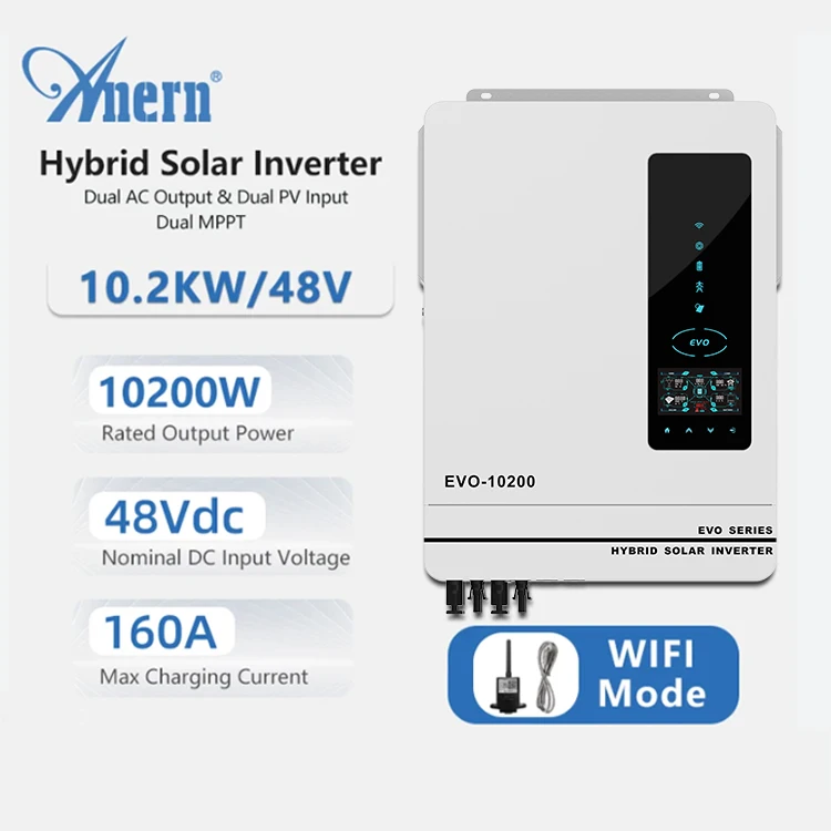 Anern 6.2KW 10.2KW string solar power bank inverter for solar system