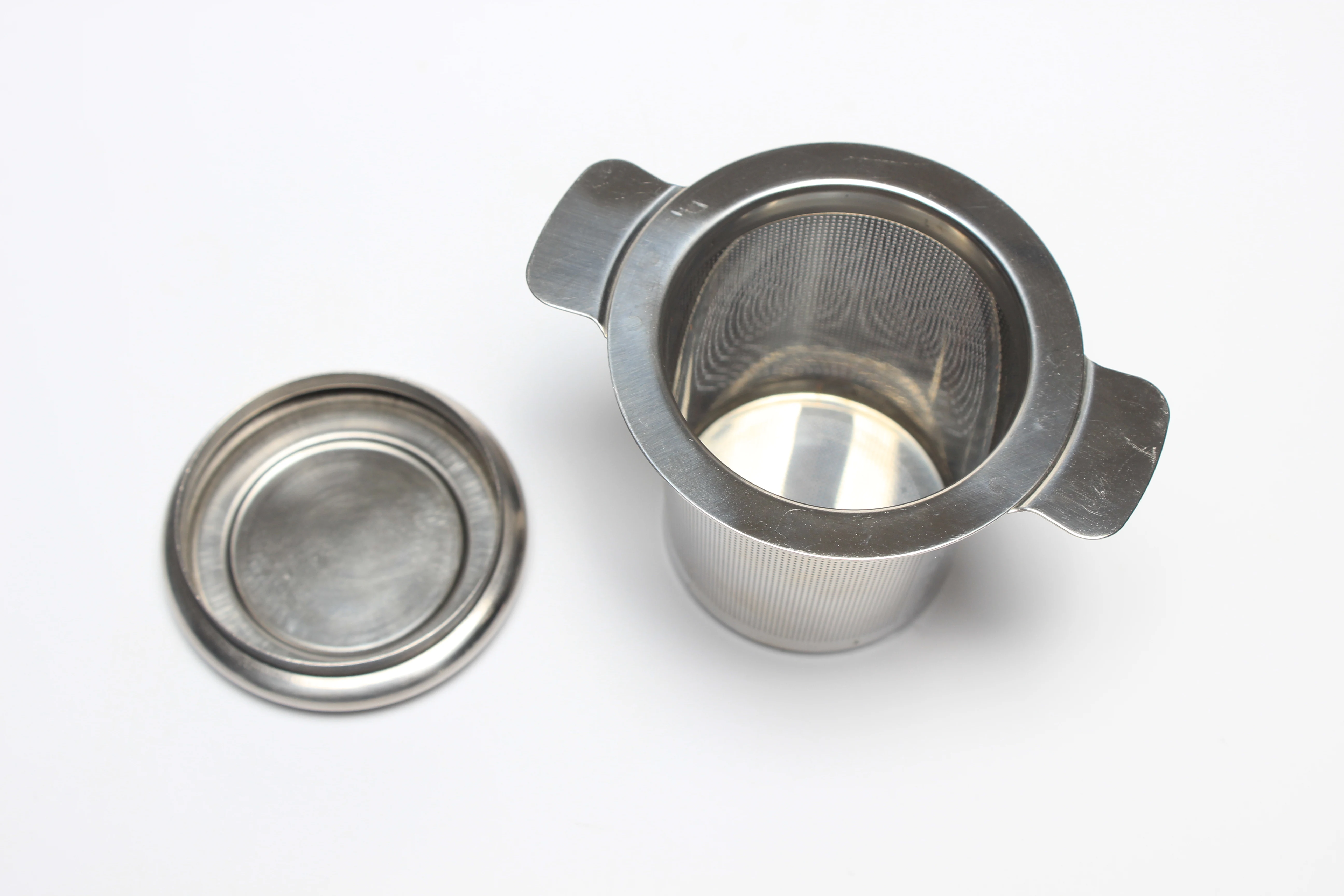 Etched Holes Stainless Steel Tea Infuser Mesh Basket Tea Filter