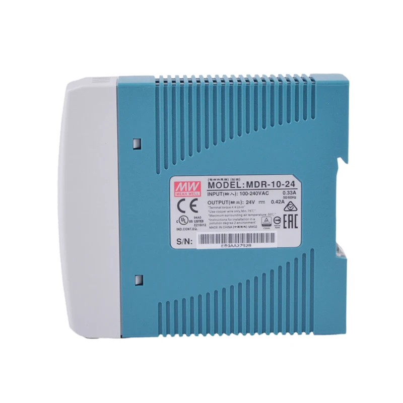 MDR-10 series 10W 5V/12V/15V/24V DIN RAIL USP MEAN WELL SMPS SWITCHING POWER SUPPLY