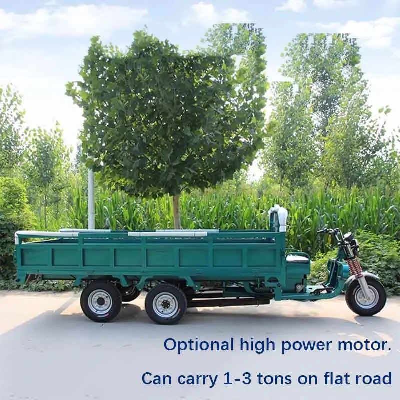 5 wheel motorized cargo tricycle 1 ton freight agricultural electric tricycle e electric cargo tricycle