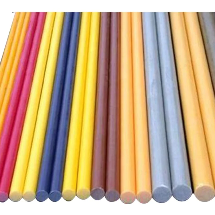 High Strength Pultrusion FRP Fiberglass Solid Round Rod for sale