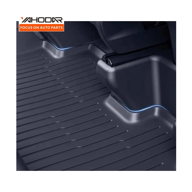 Floor Mats Car Hot Sale All Weather Floor Mats For Tesla Model Y Left Hand Drive Vehicle Full Mats 9 Pcs TPE
