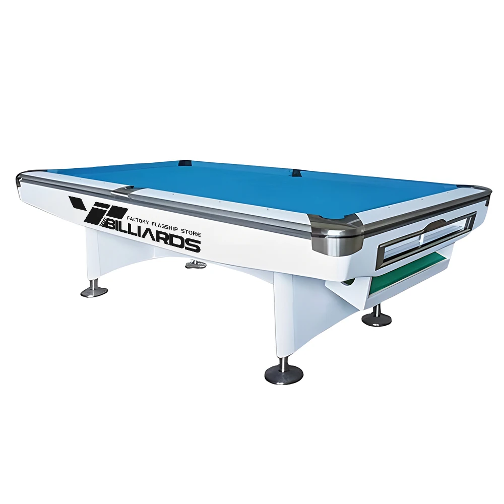 2024 Hot Sale high quality stone slate pool table Super 6th generations of customizable American pool tables for club use