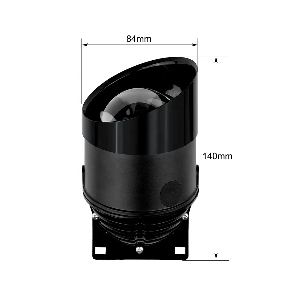 Auto Lighting System 3 Inch Car LED Fog Light High Low Beam 75W Bi LED Projector Lens White Car Headlights