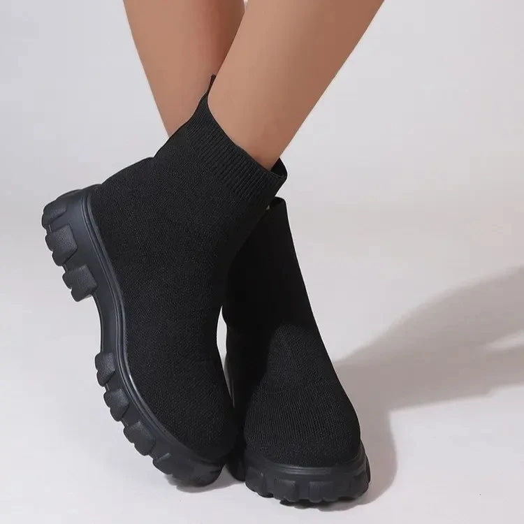 Women Hollow Out Full Sandals Full Rhinestone Mesh Summer Boots Woman Thigh High Over the Knee Sandals Transparentes Size 42