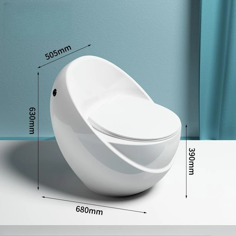 SIMILAR Ceramic Factory Douche Portable Egg Shape Toilets for Bathroom