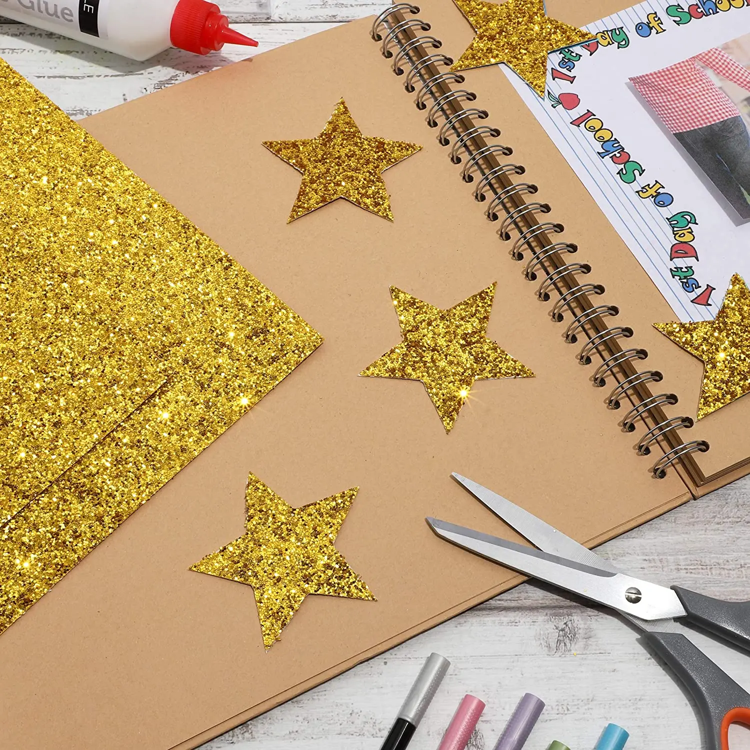 Glitter cardstock paper glitter gift wrapping paper green glitter paper 250gsm