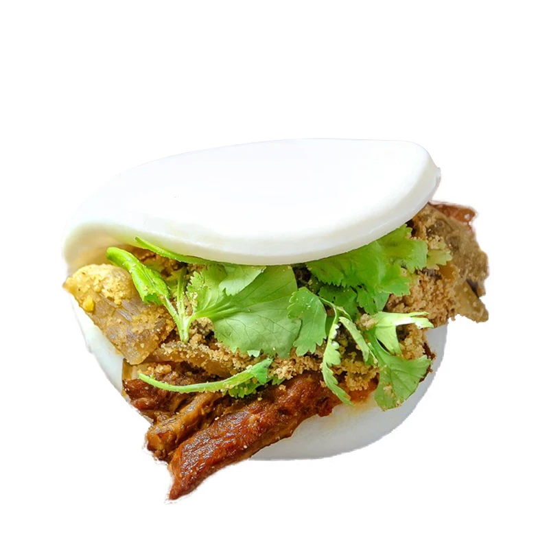 High Quality Wholesale Frozen Steamed Bun Gua Bao Chinese Pork Belly Bao Buns