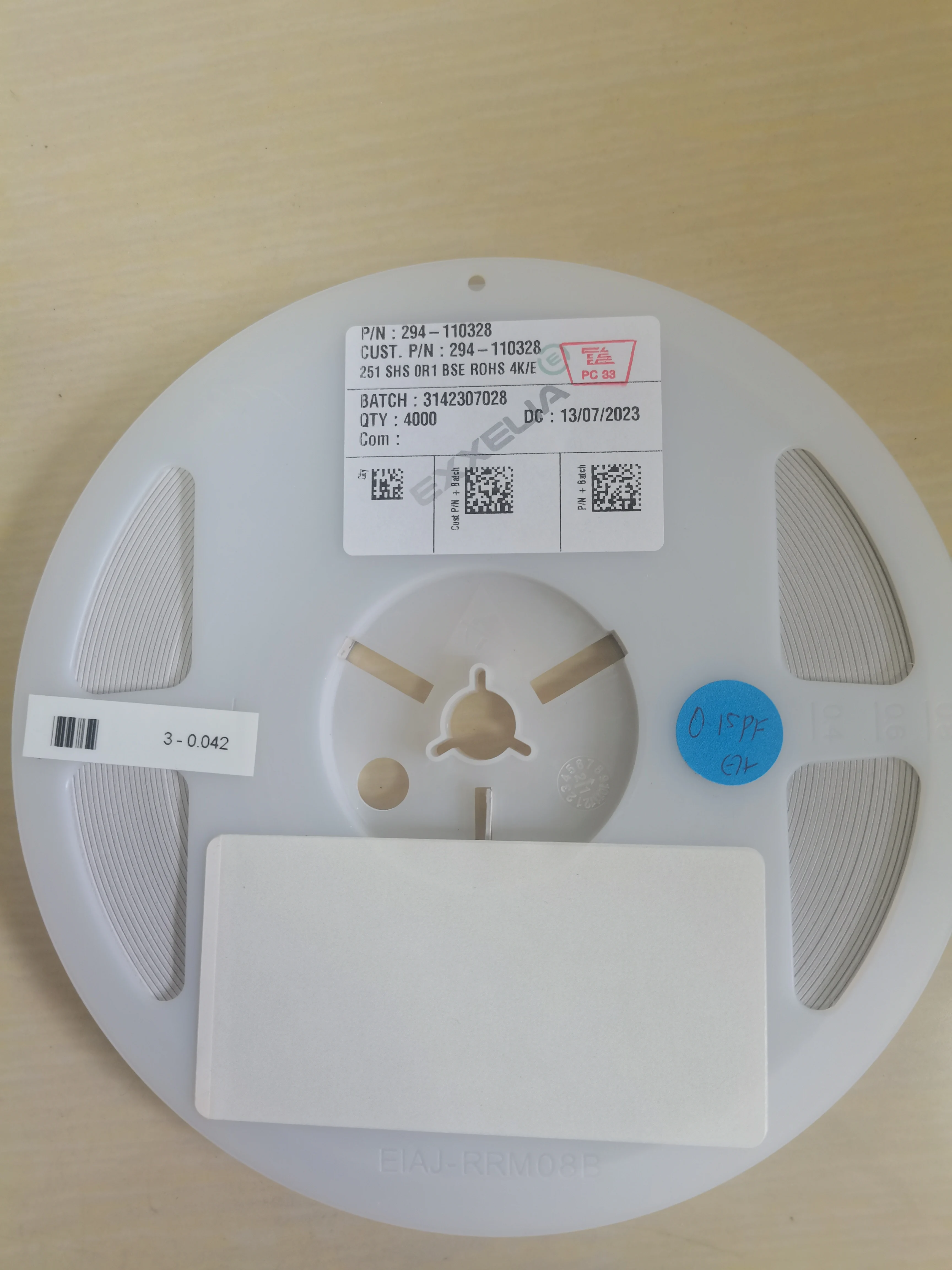 251SHF1R1BSE 1.1PF B ± 0.1PF 250V Размер 0805 высокочастотный многослойный конденсатор
