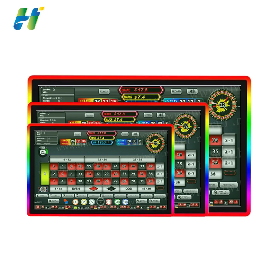 Capacitive 17 / 19 / 21.5 / 27 / 32 / 43 Inch Touch Screen Monitor For Skill Game Machine Cabinet
