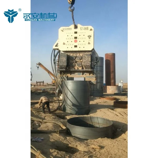 YZ180 pile driver hydraulic Vibratory Hammer for pile foundation