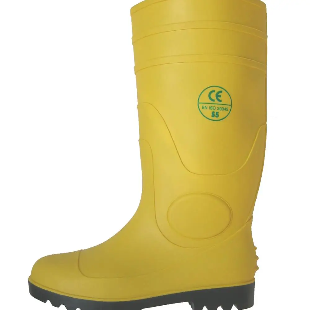 
Fashion hot Sale good quality safety pvc gum boots oil resistance for construction menGMS-ANA001 